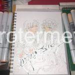 エプロンドレス塗り1段階目